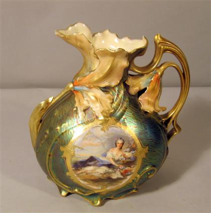 Royal Vienna porcelain ewer   