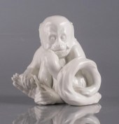 ROYAL VIENNA PORCELAIN MONKEY