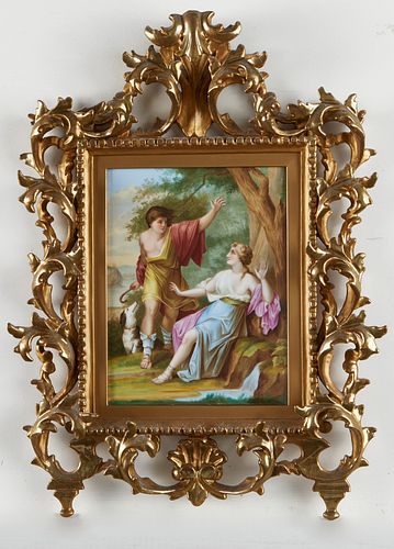 ROYAL VIENNA PORCELAIN PLAQUE