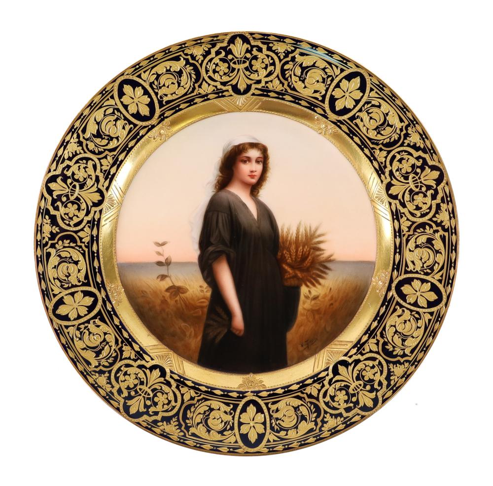 ROYAL VIENNA PORCELAIN PORTRAIT