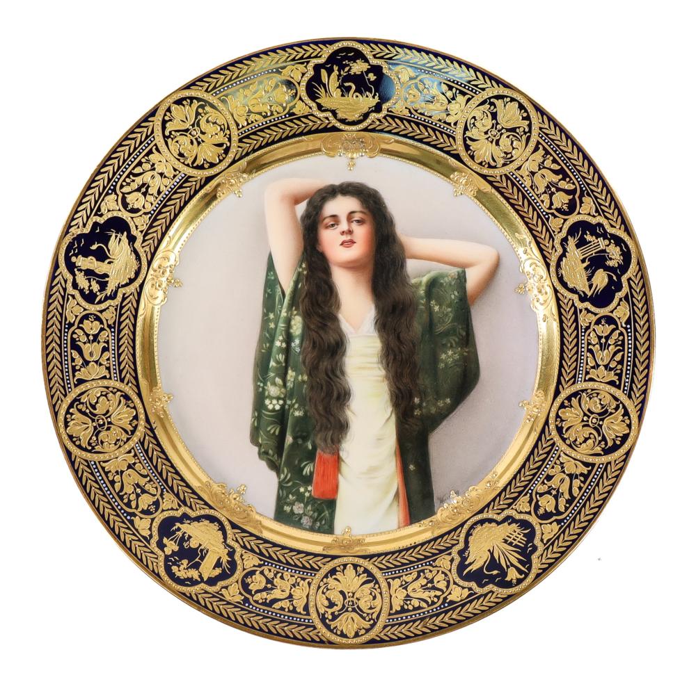 ROYAL VIENNA PORCELAIN PORTRAIT