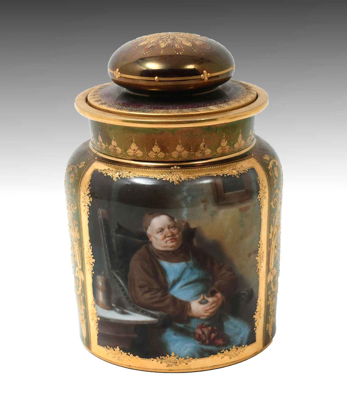 ROYAL VIENNA PORTRAIT HUMIDOR: Fine