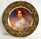 ROYAL VIENNA PORTRAIT PLATE<br