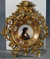 ROYAL VIENNA PORTRAIT PLATEOrn