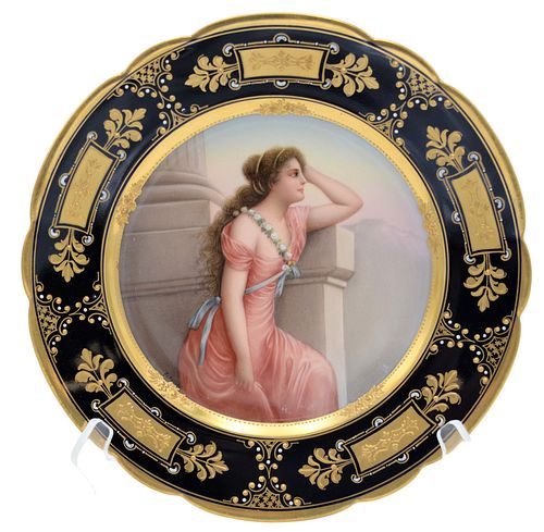 ROYAL VIENNA PORTRAIT PLATERoyal
