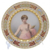 ROYAL VIENNA PORTRAIT PLATERoy