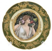 ROYAL VIENNA PORTRAIT PLATERoy
