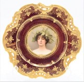 ROYAL VIENNA PORTRAIT PLATERoy
