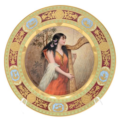 ROYAL VIENNA PORTRAIT PLATERoyal