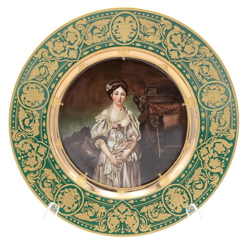 ROYAL VIENNA PORTRAIT PLATERoyal