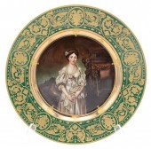 ROYAL VIENNA PORTRAIT PLATERoy