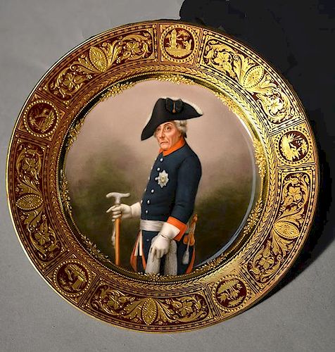 ROYAL VIENNA PORTRAIT PLATERoyal