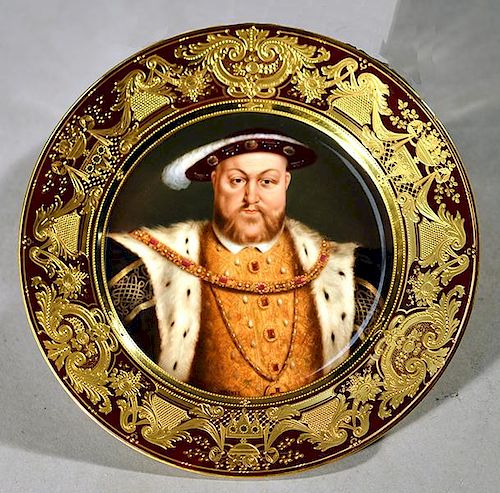 ROYAL VIENNA PORTRAIT PLATEVery
