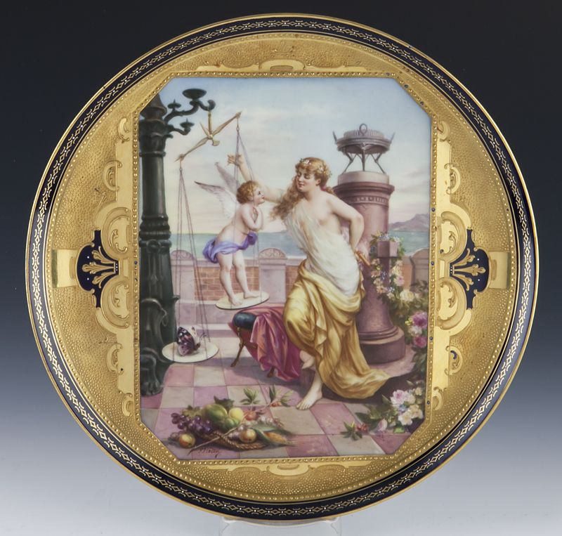 Royal Vienna style hand painted
