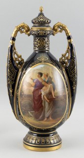 ROYAL VIENNA-STYLE HAND-PAINTE