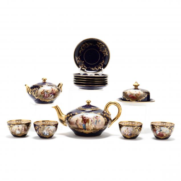 ROYAL VIENNA STYLE TEA SERVICE