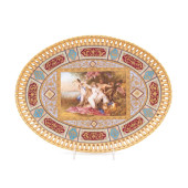 ROYAL VIENNA STYLE TRAY, SIGNE