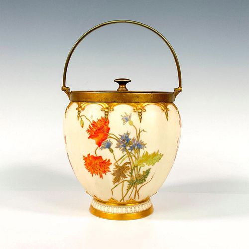 ROYAL WORCESTER BISCUIT BARRELA