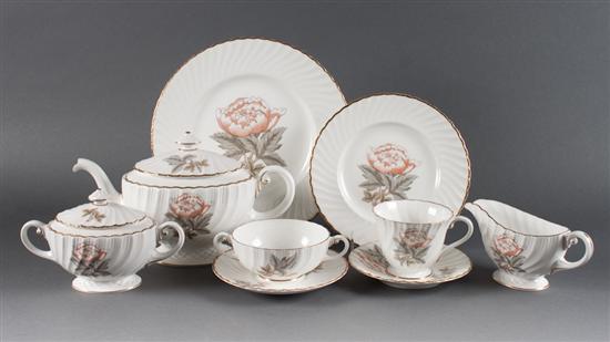 Royal Worcester china 85-piece