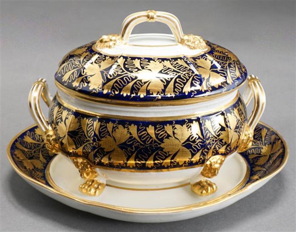 ROYAL WORCESTER COBALT GILT