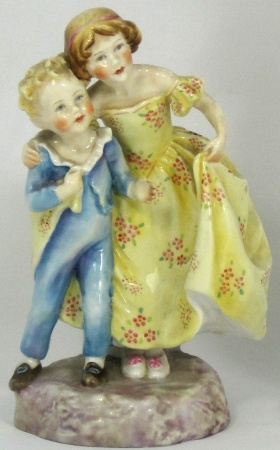 Royal Worcester figure Sister