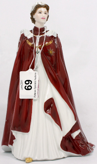 Royal Worcester Figure The Queens
