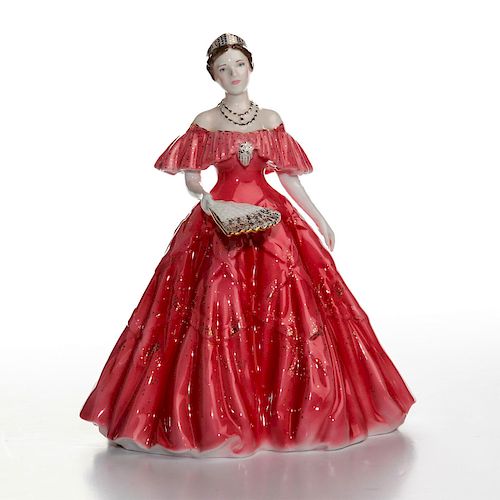 ROYAL WORCESTER FIGURINE, QUEEN