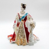 ROYAL WORCESTER FIGURINE, QUEE