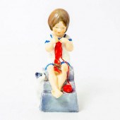 ROYAL WORCESTER FIGURINE, SATU