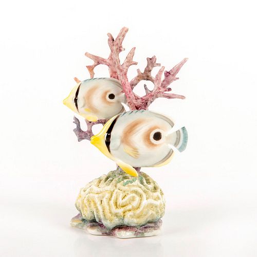 ROYAL WORCESTER FISH FIGURINE, FOUR
