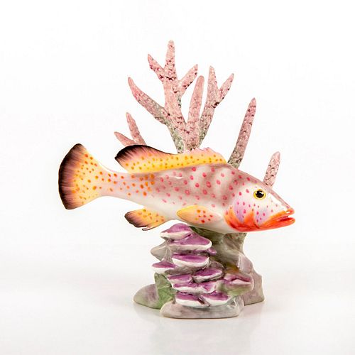 ROYAL WORCESTER FISH FIGURINE,