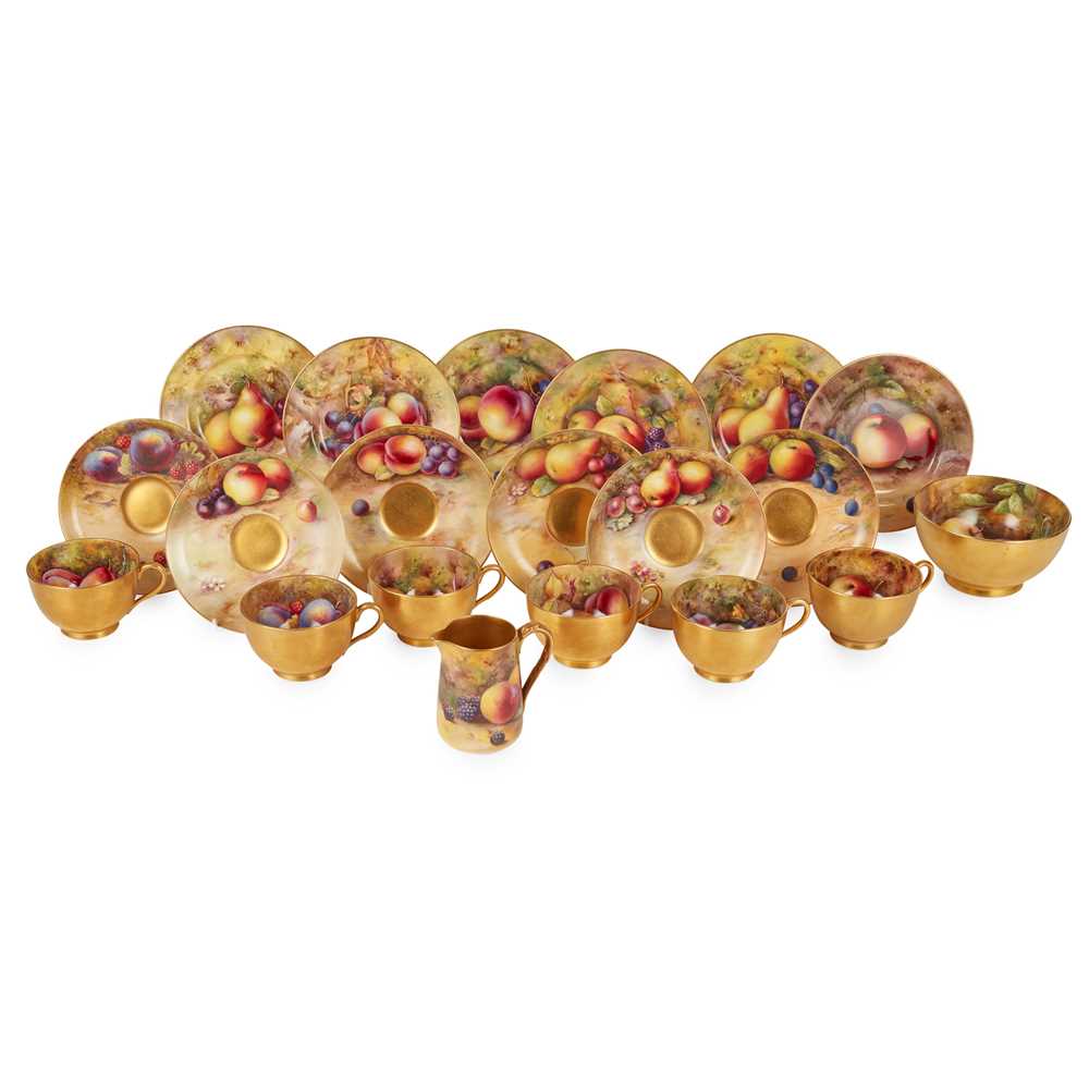 ROYAL WORCESTER FRUIT PAINTED