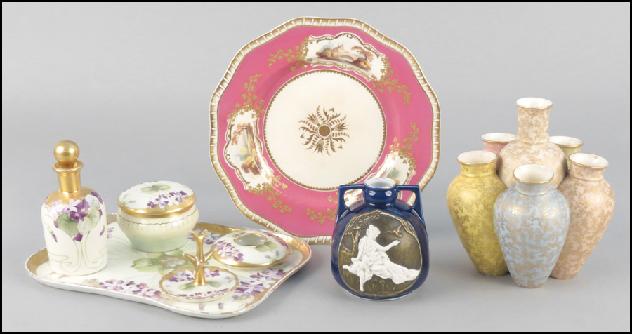 ROYAL WORCESTER GILT PORCELAIN
