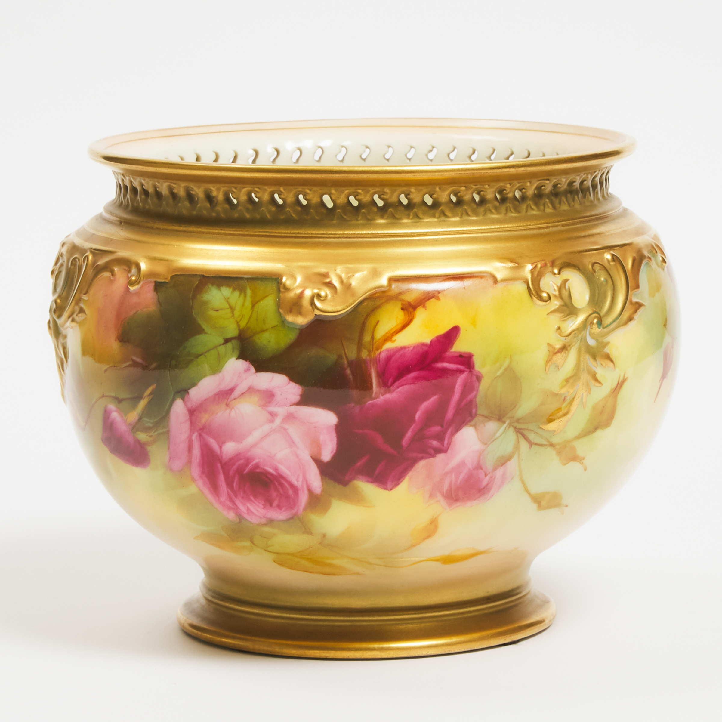 Royal Worcester 'Hadley' Roses