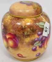 Royal Worcester Hand Painted F