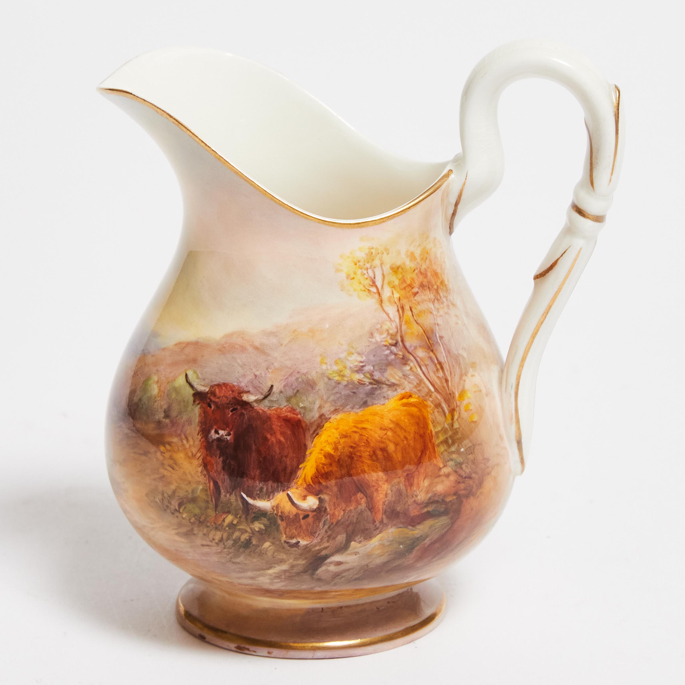 Royal Worcester Highland Cattle