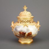 Royal Worcester Highland Cattl