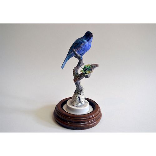 ROYAL WORCESTER INDIGO BUNTING