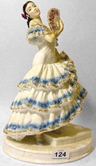 Royal Worcester large figure