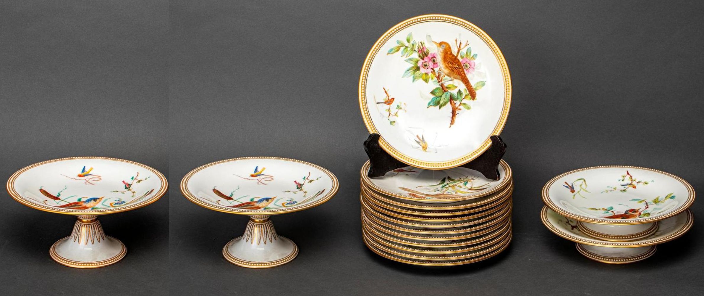 ROYAL WORCESTER PAINTED PART