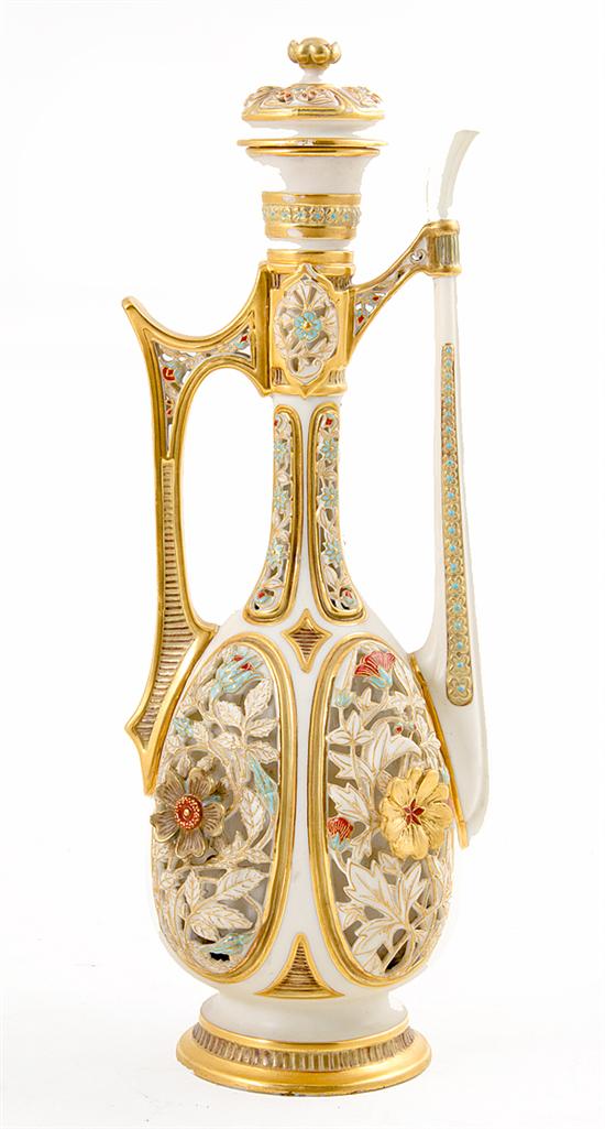 Royal Worcester porcelain pierced