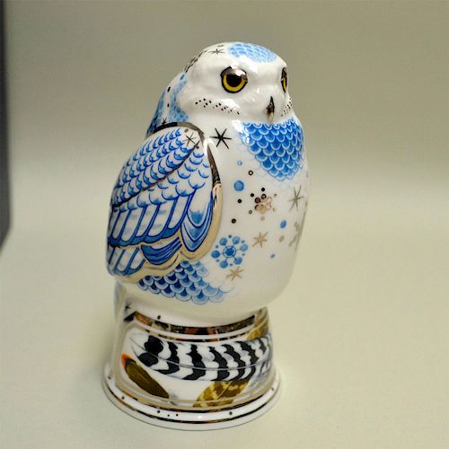ROYAL WORCESTER PORCELAIN SNOWY OWL