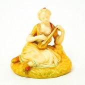 ROYAL WORCESTER WATTEAU FIGURI