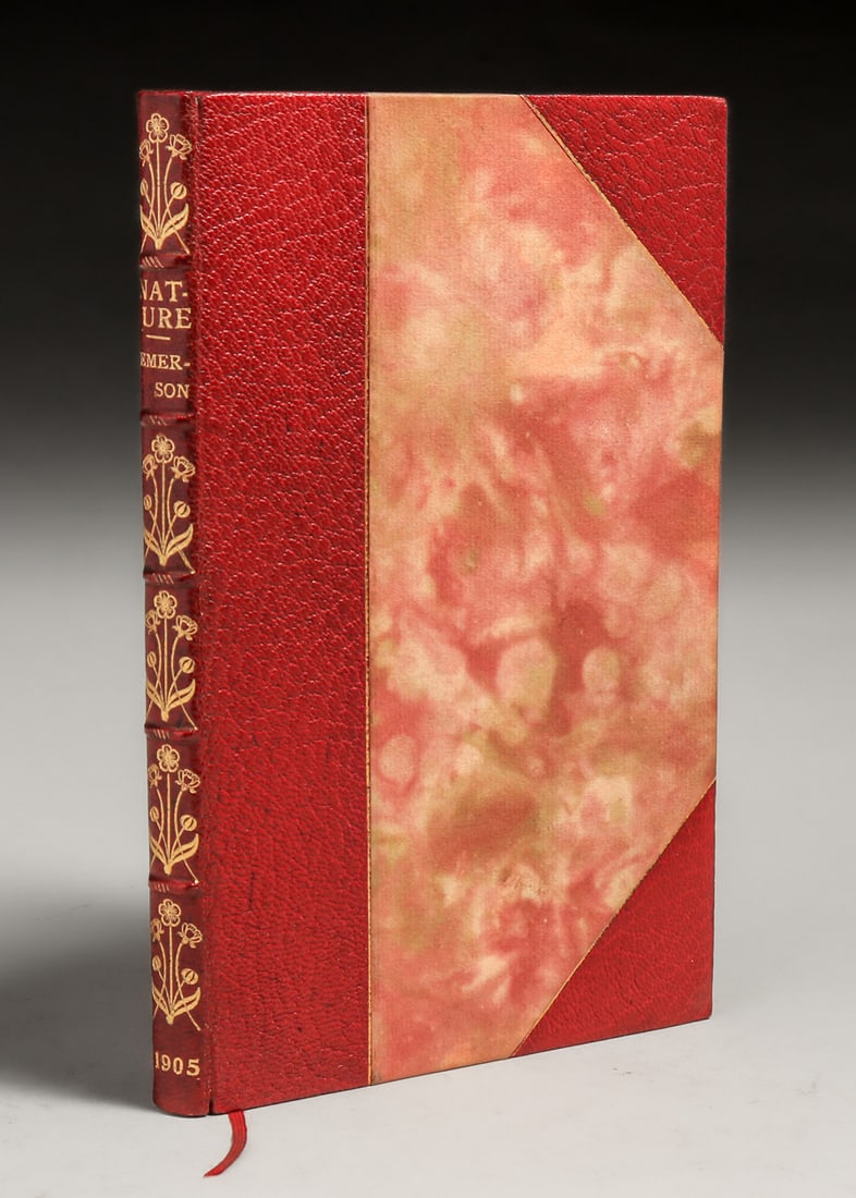 ROYCROFT 3/4 LEVANT BOOK "NATURE"