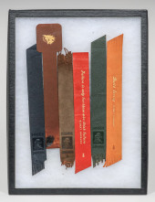 ROYCROFT GROUP OF 6 LEATHER BO