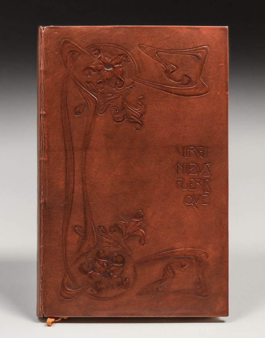 ROYCROFT MODELED LEATHER BOOK