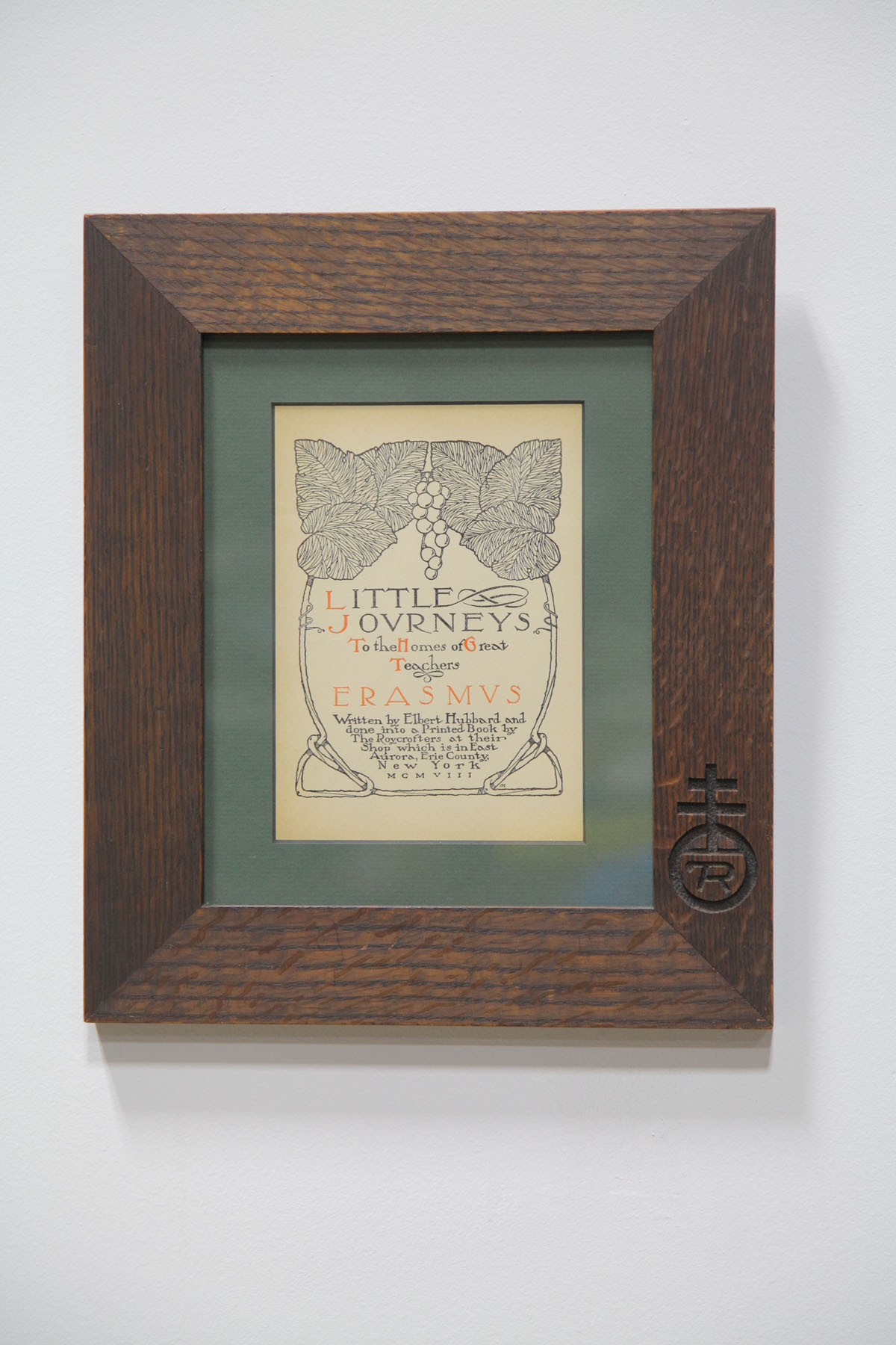 ROYCROFT PRINT AND FRAME.  New York