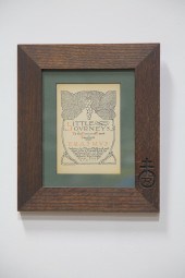 ROYCROFT PRINT AND FRAME.  New