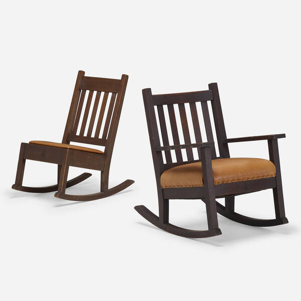 Roycroft. Rocking chairs models 107