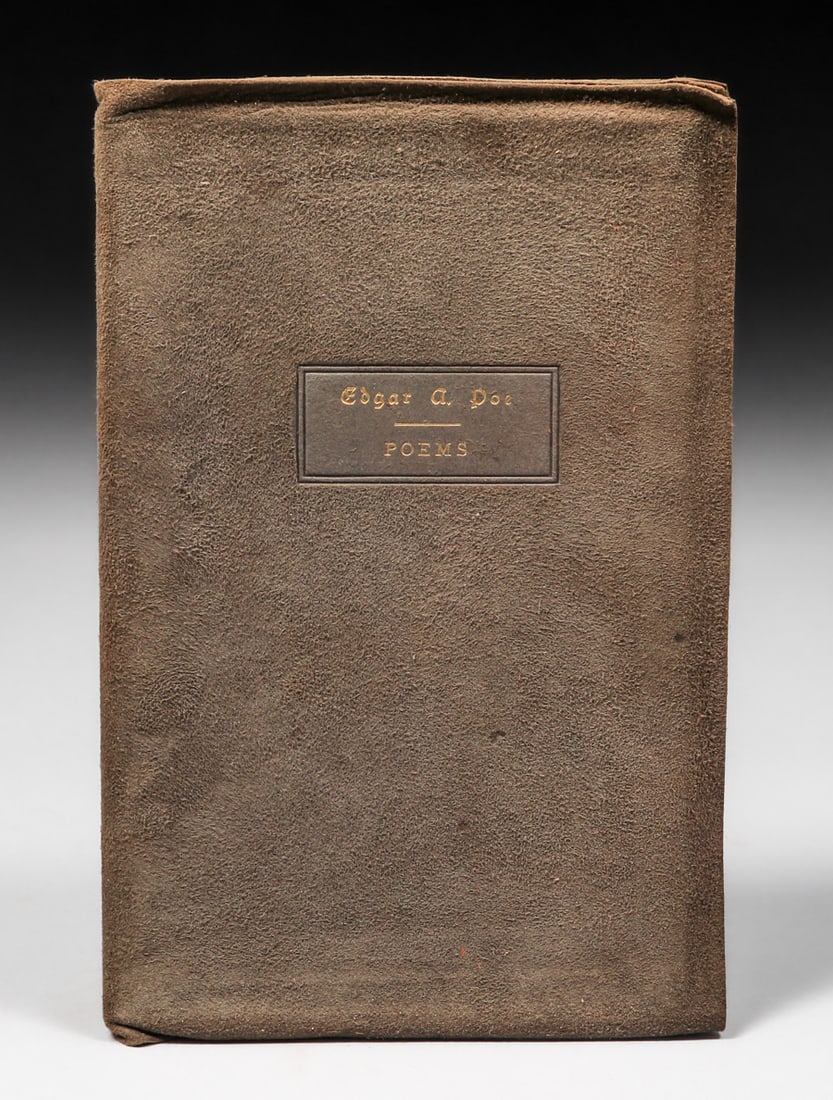 ROYCROFT SUEDE LEATHER BOOK "POEMS"